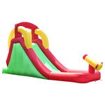 Inflatable Water Slide Bounce House with Climbing Wall and Jumper