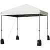 8’ x 8' Outdoor Pop up Canopy Tent Instant Shelter Canopy with Roller Bag & 4 Sand Bags