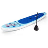 10FT Inflatable Stand Up Paddle Board SUP Board with Adjustable Paddle, Hand Pump, Leash, Accessory Pack, Carrying Bag & Repair Kit