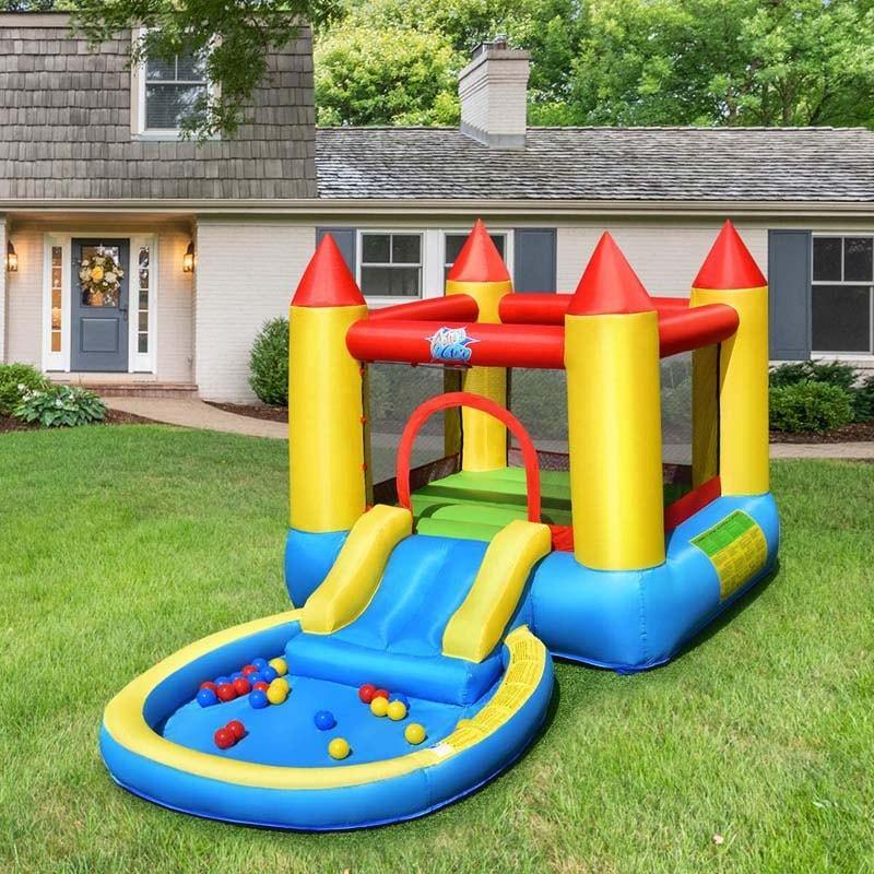 Inflatable Kids Slide Bounce House - Bestoutdor