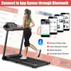 Folding Treadmill SuperFit 2.25HP Electric Treadmill Compact Walking Running Machine with APP Control & Bluetooth Speaker