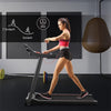 Folding Treadmill SuperFit 2.25HP Electric Treadmill Compact Walking Running Machine with APP Control & Bluetooth Speaker