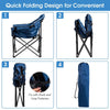 Folding Camping Moon Padded Chair with Carry Bag