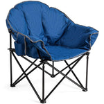 Folding Camping Moon Padded Chair with Carry Bag