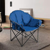 Folding Camping Moon Padded Chair with Carry Bag