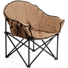 Folding Camping Moon Padded Chair with Carry Bag