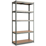 5 Tier Heavy Duty Metal Garage Shelving Unit Adjustable Garage Storage Rack Tool Utility Shelf