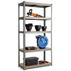 5 Tier Heavy Duty Metal Garage Shelving Unit Adjustable Garage Storage Rack Tool Utility Shelf