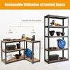 5 Tier Heavy Duty Metal Garage Shelving Unit Adjustable Garage Storage Rack Tool Utility Shelf