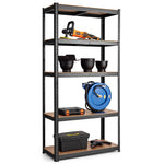 5 Tier Heavy Duty Metal Garage Shelving Unit Adjustable Garage Storage Rack Tool Utility Shelf