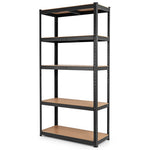 5 Tier Heavy Duty Metal Garage Shelving Unit Adjustable Garage Storage Rack Tool Utility Shelf