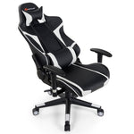 Adjustable Massage Gaming Chair High Back PU Leather Racing Gaming Chair Office Computer Reclining Chair with Lumbar Support