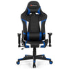 Adjustable Massage Gaming Chair High Back PU Leather Racing Gaming Chair Office Computer Reclining Chair with Lumbar Support