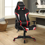 Adjustable Massage Gaming Chair High Back PU Leather Racing Gaming Chair Office Computer Reclining Chair with Lumbar Support