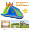 Inflatable Mighty Bounce House Jumper with Water Slide - Bestoutdor