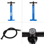 Double Action Hand Pump with Gauge, High Pressure Hand Pump for Inflation SUP Boards & Kayaks, Max 29psi