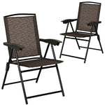 Bestoutdor 2 pcs Outdoor Folding Chairs Patio Seating Foldable Chairs