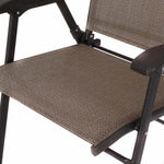 Patio Chairs Folding Sling Back Chairs - Bestoutdor