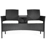 Patio Wicker Conversation Furniture Set - Bestoutdor