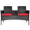 Patio Wicker Conversation Furniture Set - Bestoutdor