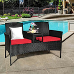 Patio Wicker Conversation Furniture Set - Bestoutdor