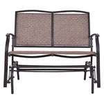 Loveseat Patio Rocking 2 Person Outdoor Bench - Bestoutdor