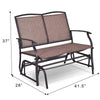 Loveseat Patio Rocking 2 Person Outdoor Bench - Bestoutdor