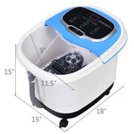 Portable Foot Spa Bath Motorized Massager with Heat Function Water Shower Shiatsu Massage Balls Time & Temper Control