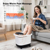 Portable Foot Spa Bath Motorized Massager with Heat Function Water Shower Shiatsu Massage Balls Time & Temper Control