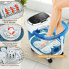 Portable Foot Spa Bath Motorized Massager with Heat Function Water Shower Shiatsu Massage Balls Time & Temper Control