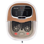 Portable Foot Spa Bath Motorized Massager with Heat Function Water Shower Shiatsu Massage Balls Time & Temper Control