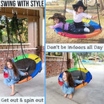 40 Inch Saucer Tree Swing Outdoor Play for Kids - Bestoutdor