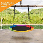 40 Inch Saucer Tree Swing Outdoor Play for Kids - Bestoutdor