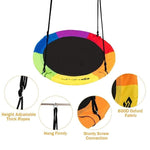 40 Inch Saucer Tree Swing Outdoor Play for Kids - Bestoutdor