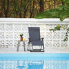 Patio Rattan Zero Gravity Lounge Chair