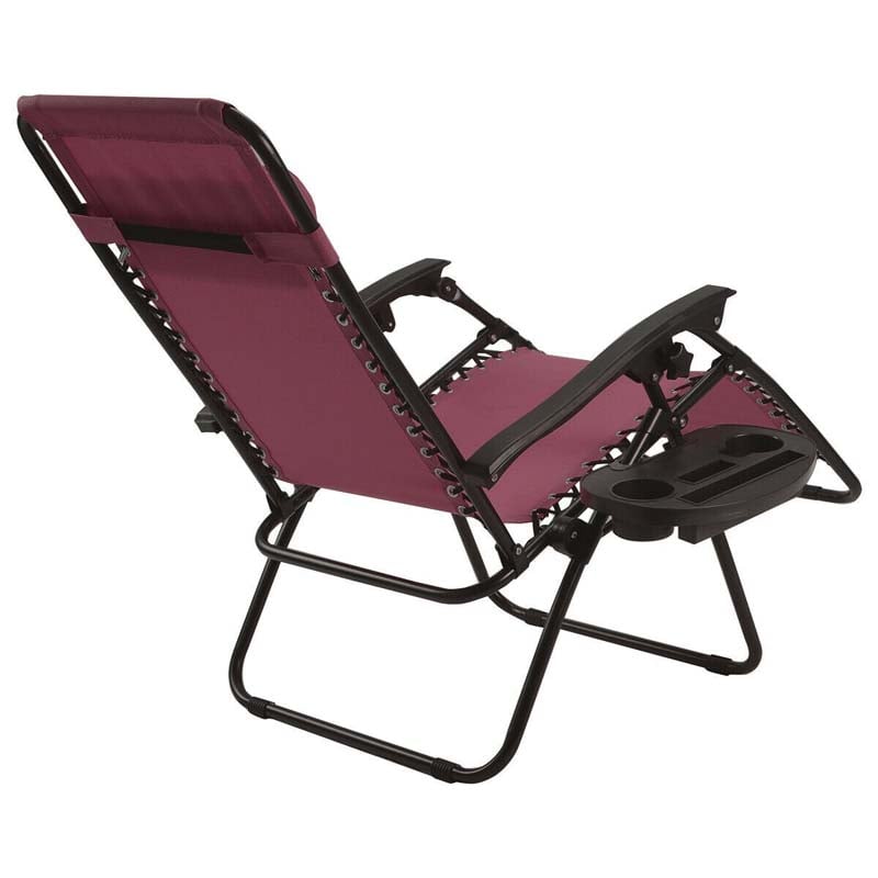 Outdoor Folding Zero Gravity Chair Reclining Patio Chair Lounge Chair