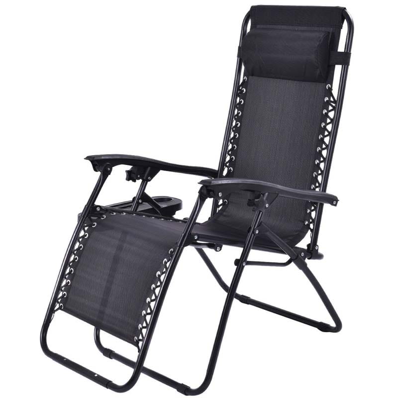 Outdoor Folding Zero Gravity Chair Reclining Patio Chair Lounge Chair