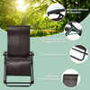 Patio Rattan Zero Gravity Lounge Chair